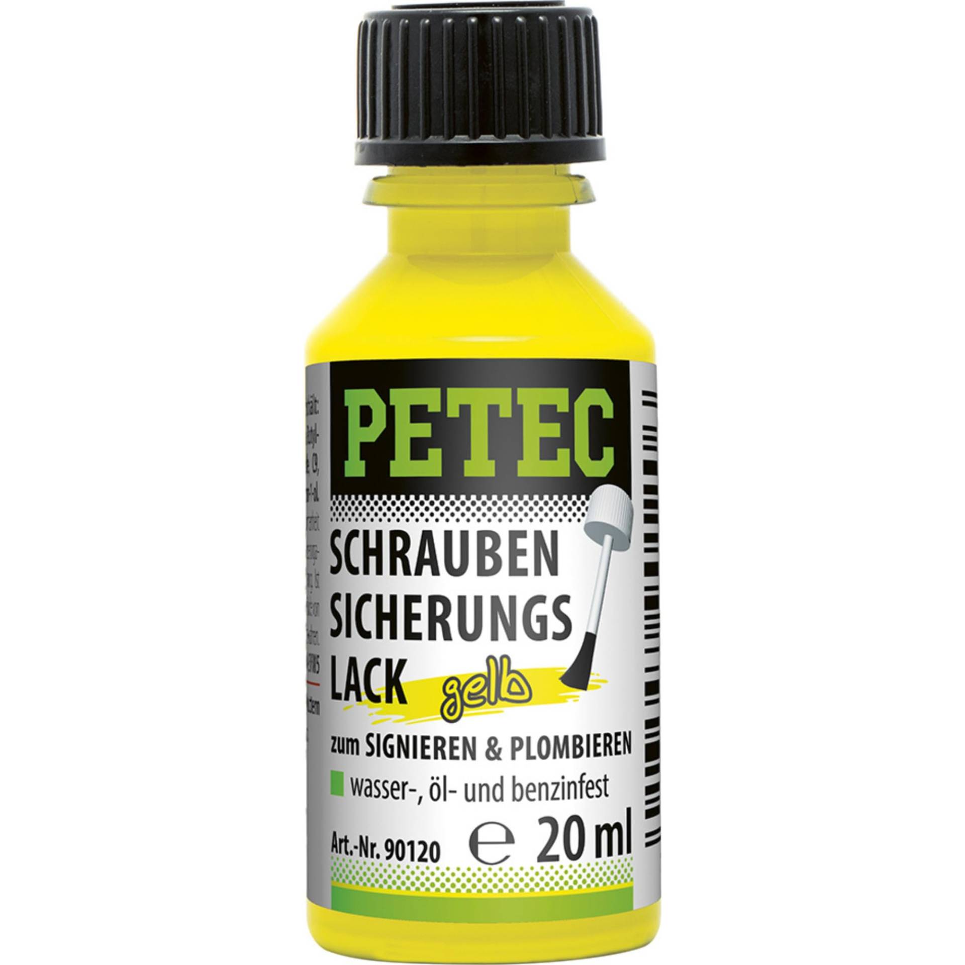 Schraubensicherungslack Gelb 20 ml von PETEC