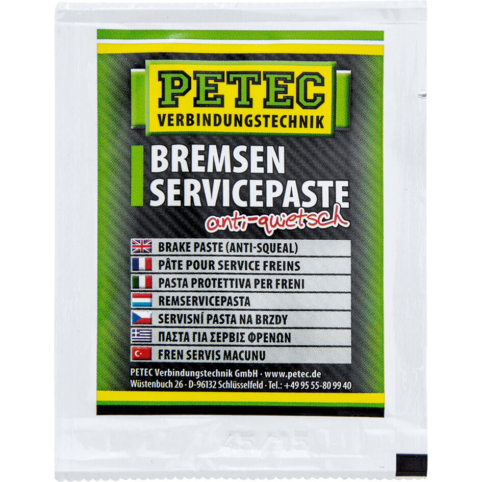 Petec Bremsen Servicepaste anti-quietsch 5g von Petec