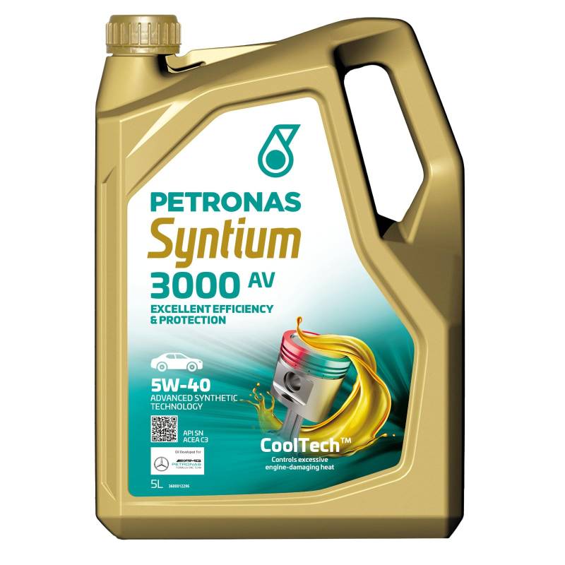 PETRONAS | SYNTIUM 3000 AV 5W-40 SN 5L, Motoröl, Öl Auto von Petronas