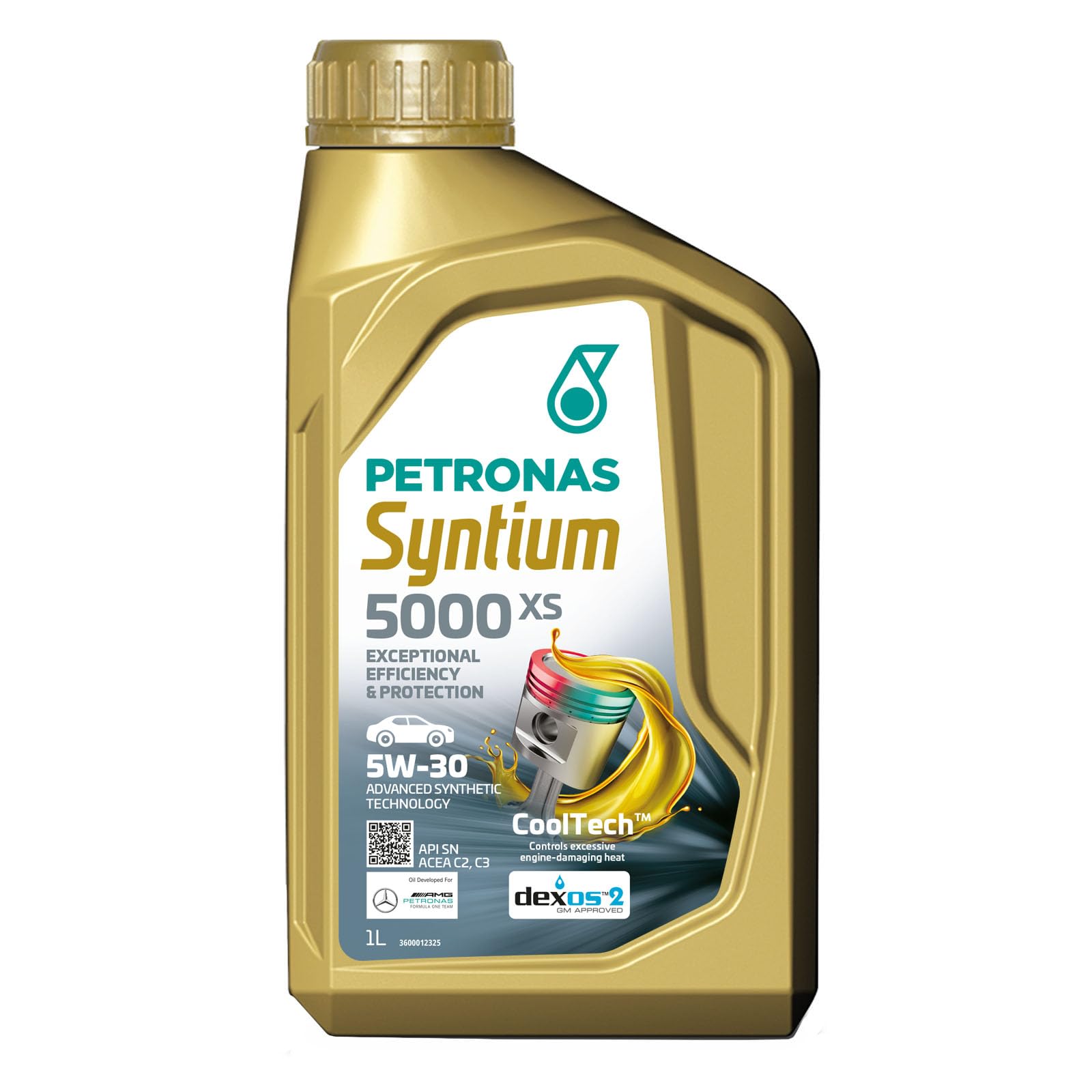 PETRONAS | SYNTIUM 5000 XS 5W-30 SN 1L, Motoröl, Öl Auto von Petronas