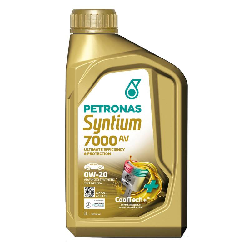 PETRONAS | SYNTIUM 7000 AV 0W-20 SN+ 1L, Motoröl, Öl Auto von Petronas