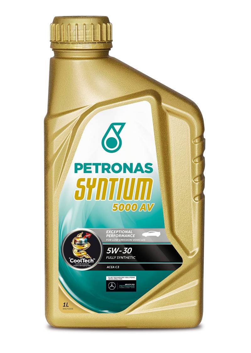 1L 1 Liter PETRONAS SYNTIUM 5000 AV 5W-30 Motoröl Öl MB 229.51 VW 504/507.00 von Petronas