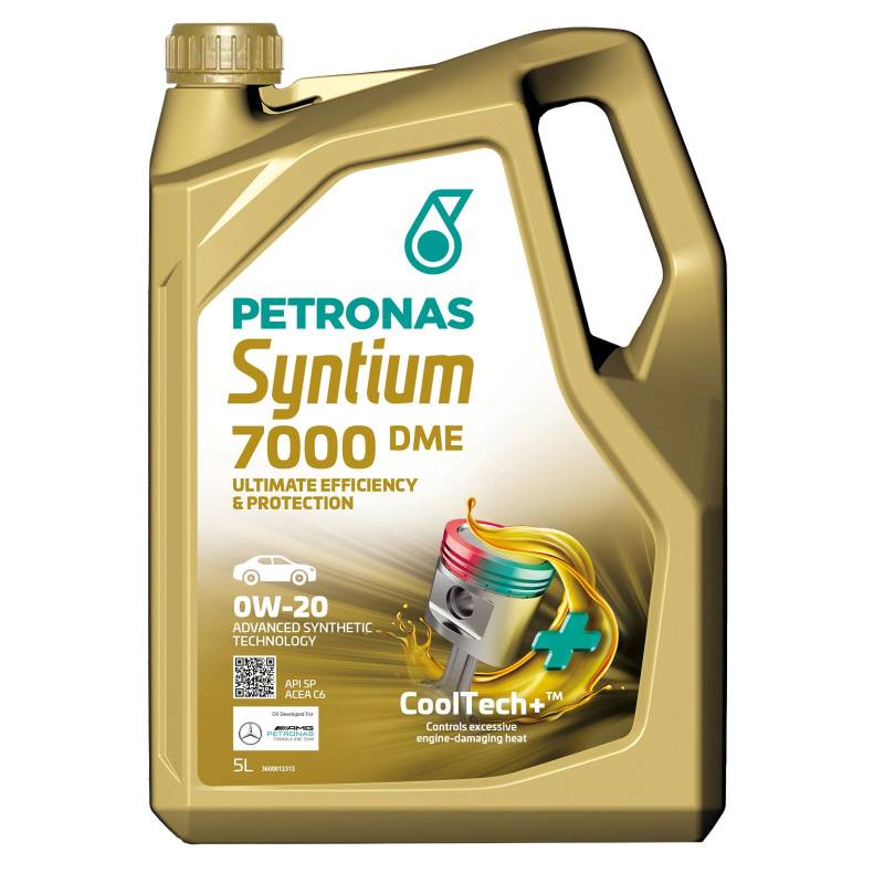 PETRONAS | SYNTIUM 7000 DME 0W-20 SP 5L, Motoröl, Öl Auto von Petronas