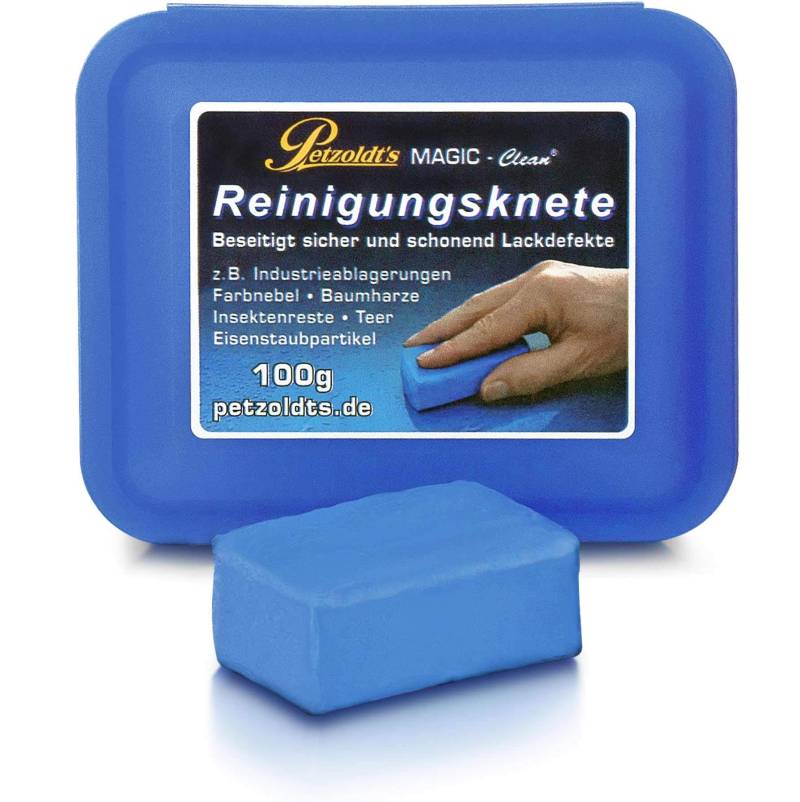 Petzoldt's Profi-Reinigungsknete Magic-Clean, Blau, 100 Gramm, Lackknete von Petzoldt's