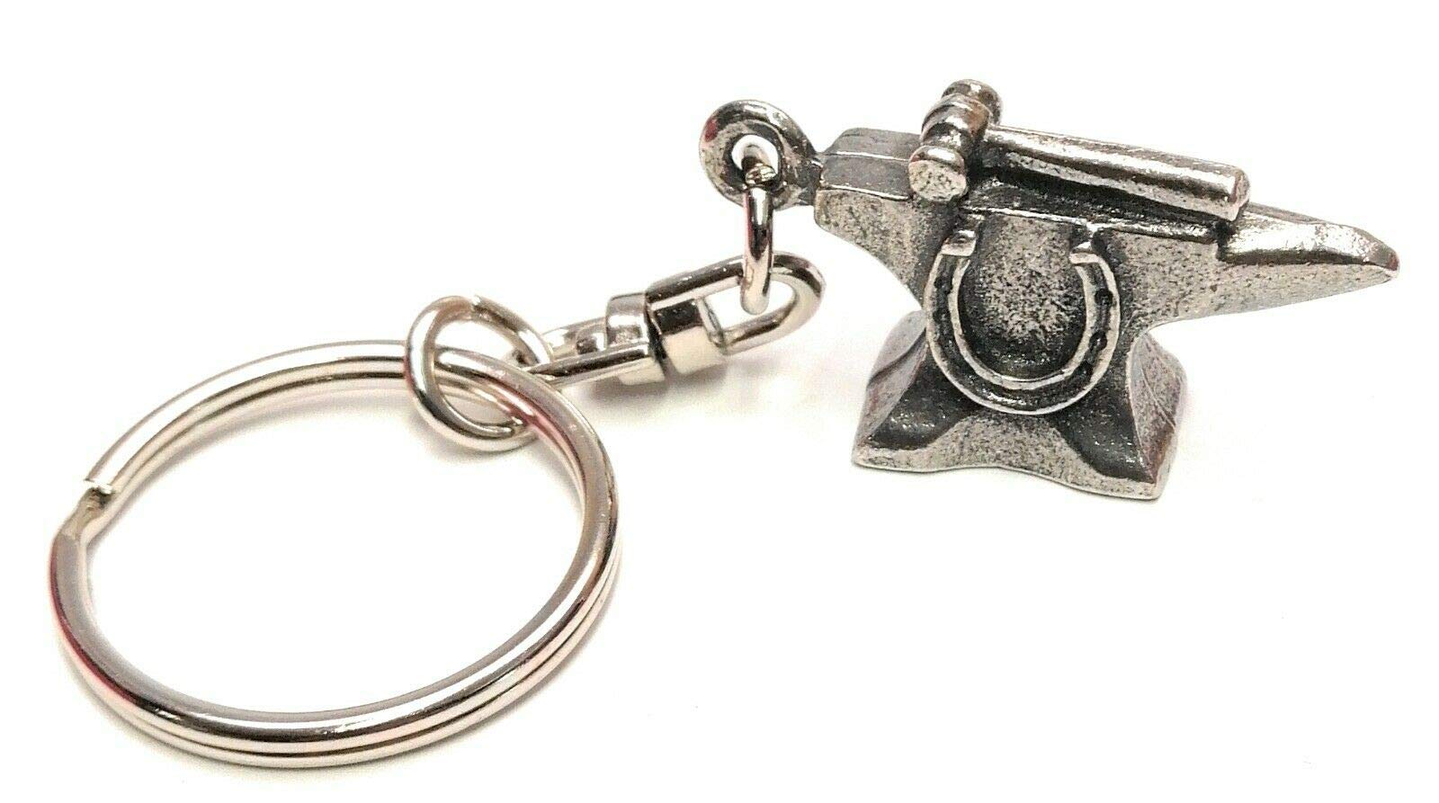 Pewter Keychains Hochwertig Hartzinn Schmied Amboss Schlüsselanhänger mit Geschenkbeutel von Pewter Keychains