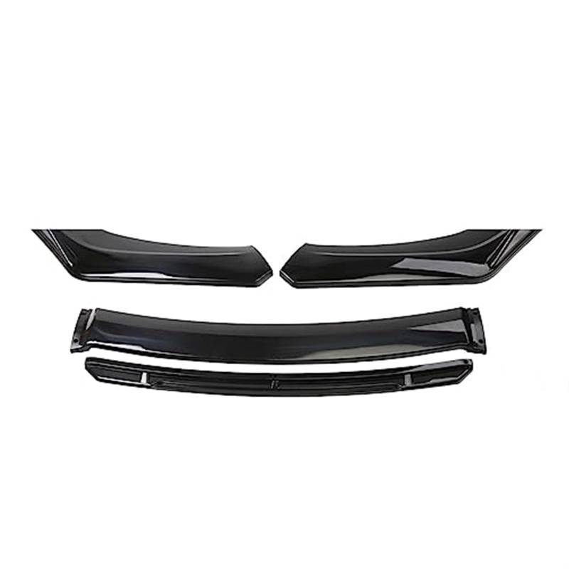 Front-Aero-Spoiler, Pexorin Frontstoßstangenlippenspoiler Seitensplitter Diffusor Body Kit Schutzabweiser, for NISSAN, Sentra 2016 2017 2018 2019 Autozubehör Frontspoiler(BLACK Black) von Pexorin