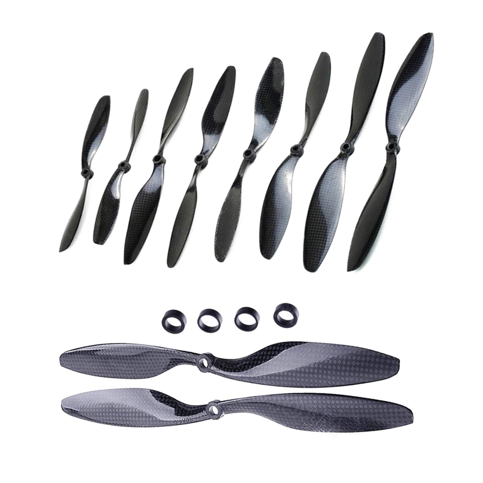 Pexorin 2 Paar 8045/1045/1047/1147/1238/1260/1245 Kohlefaser-Propeller RC Quadrocopter Hexacopter Multi Rotor Propellerpropeller(1260 propellers) von Pexorin