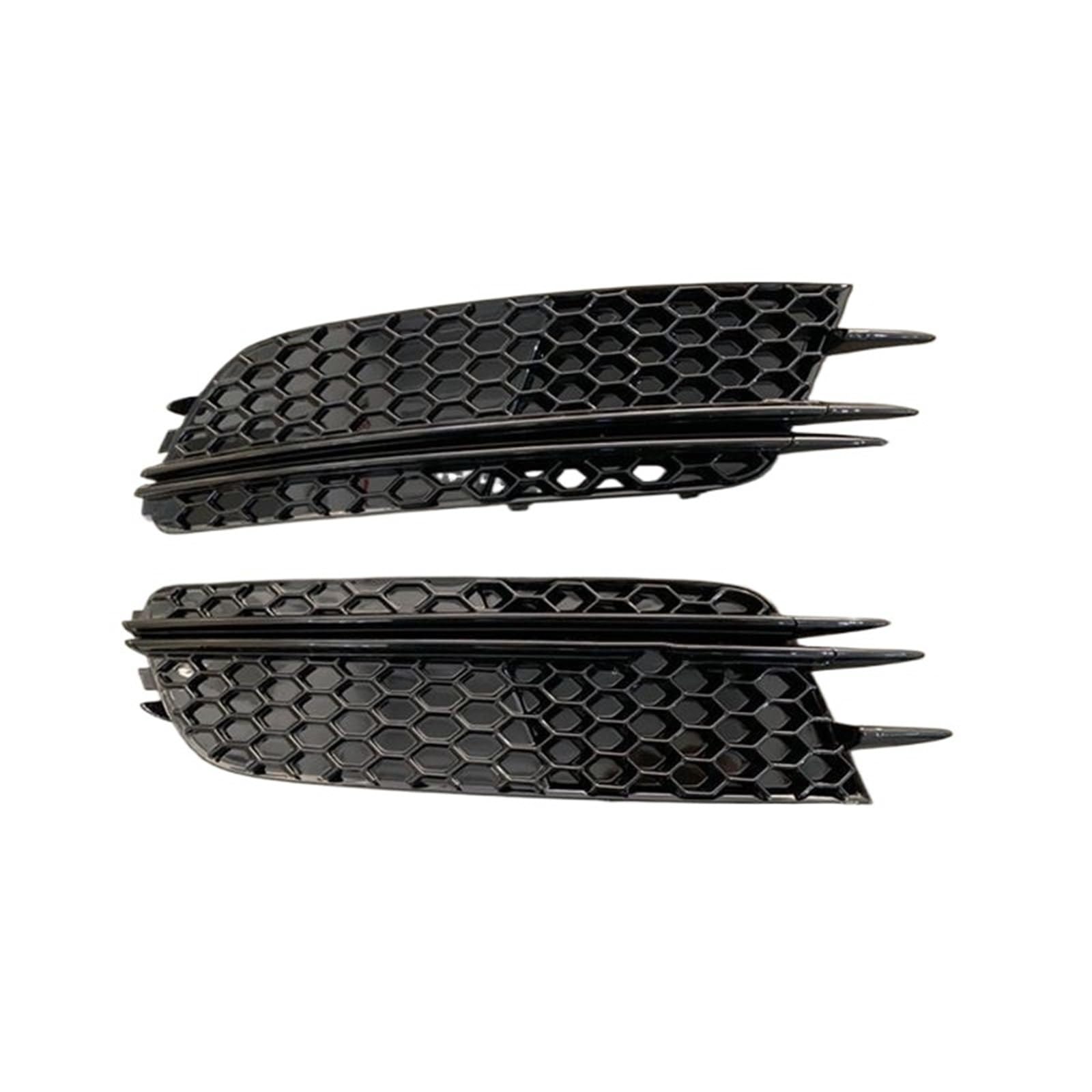 Pexorin 2 Stück Auto Links rechts vorne Wabenstoßstange Nebelscheinwerfer Grill Grillabdeckung, for Audi, for A6 C7 2012 2013 2014 2015 RS6 Style Austausch der Nebelscheinwerfergitterabdeckung von Pexorin