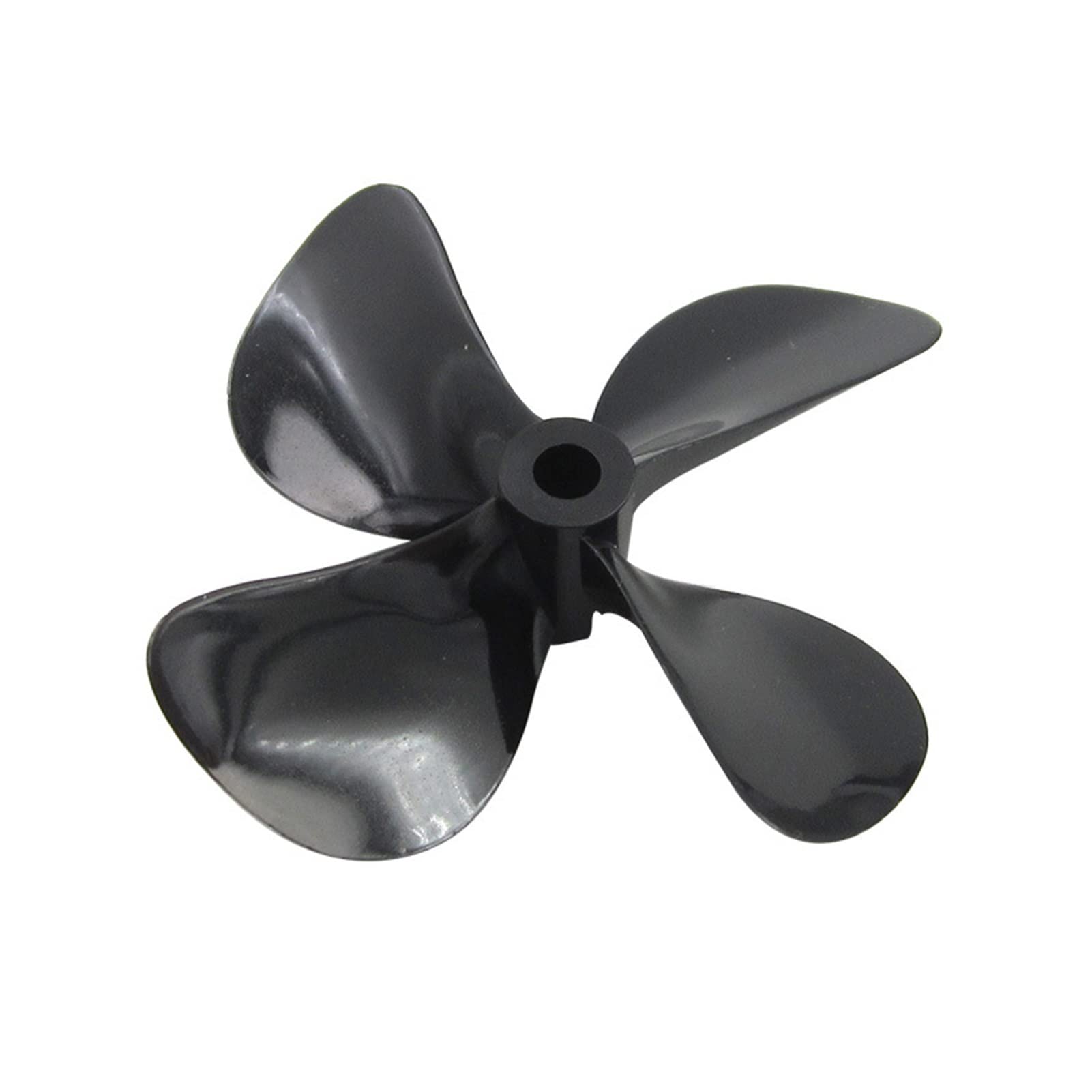 Pexorin 2 Stück Propeller 4 Klingen Paddel Harz Requisiten Außendurchmesser 55/60/65/70/75 mm CW CCW Blende 5 mm, for RC-Bootsmodell-DIY-Teile Ferngesteuerter Bootspropeller(2pc 55mm CCW) von Pexorin