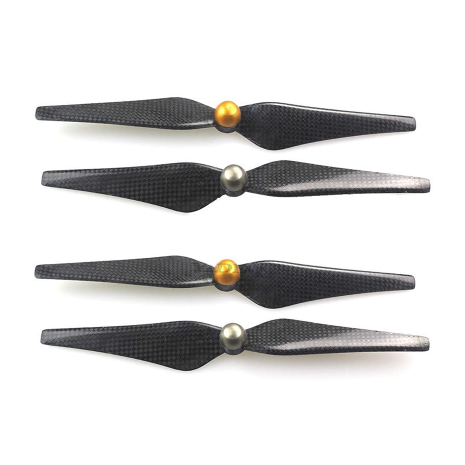 Pexorin 2Pairs 9,4 Zoll CW CCW Selbstsichernde Propeller 9446 Kohlefaser-Motorpropeller, for DJI, for Phantom, Propellerpropeller von Pexorin