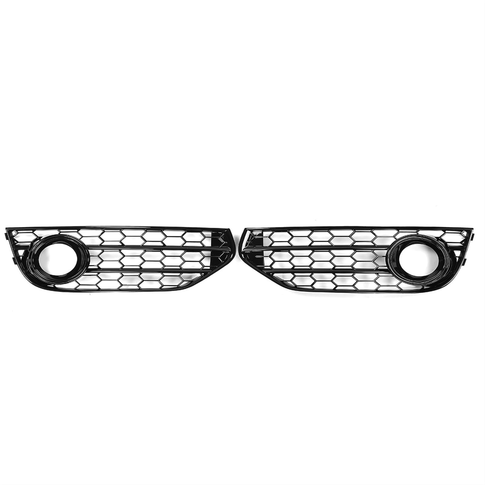 Pexorin 2X Auto-Nebelscheinwerfer-Grill, Nebelscheinwerfer-Abdeckung, for Audi, for A4 B8, for ALLROAD, for Quattro for Wagon 2009–2015 Austausch der Nebelscheinwerfergitterabdeckung(Black) von Pexorin