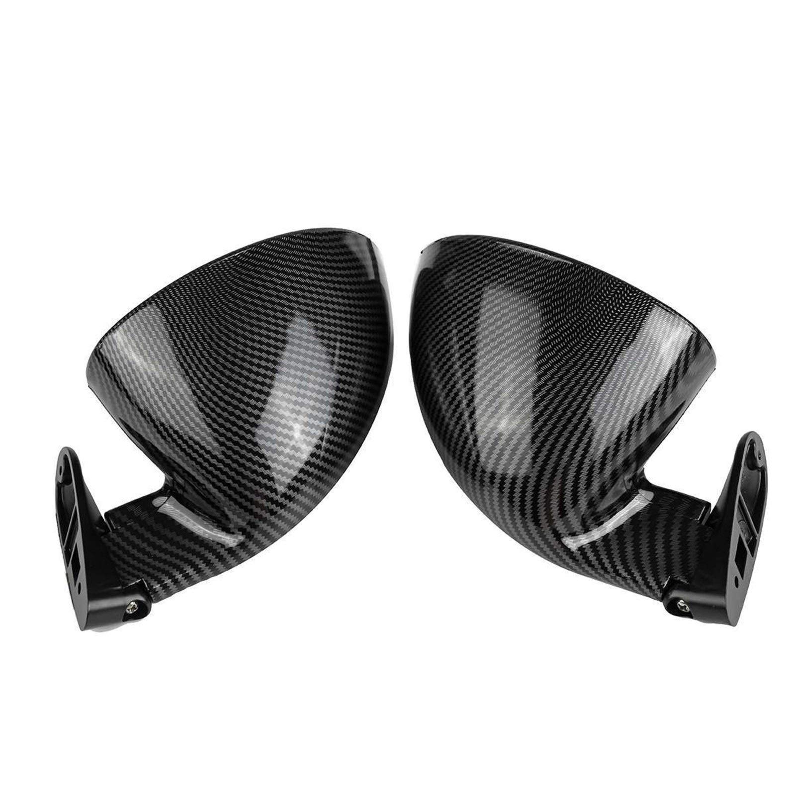 Pexorin 2X Auto Seitentür Flügel Seitenspiegel Rückspiegel, for, E90 E91 E92 E93 M3 G20 G28 G30 G38 Abdeckung des Fahrzeugseitenspiegels(Carbon Fiber Look) von Pexorin