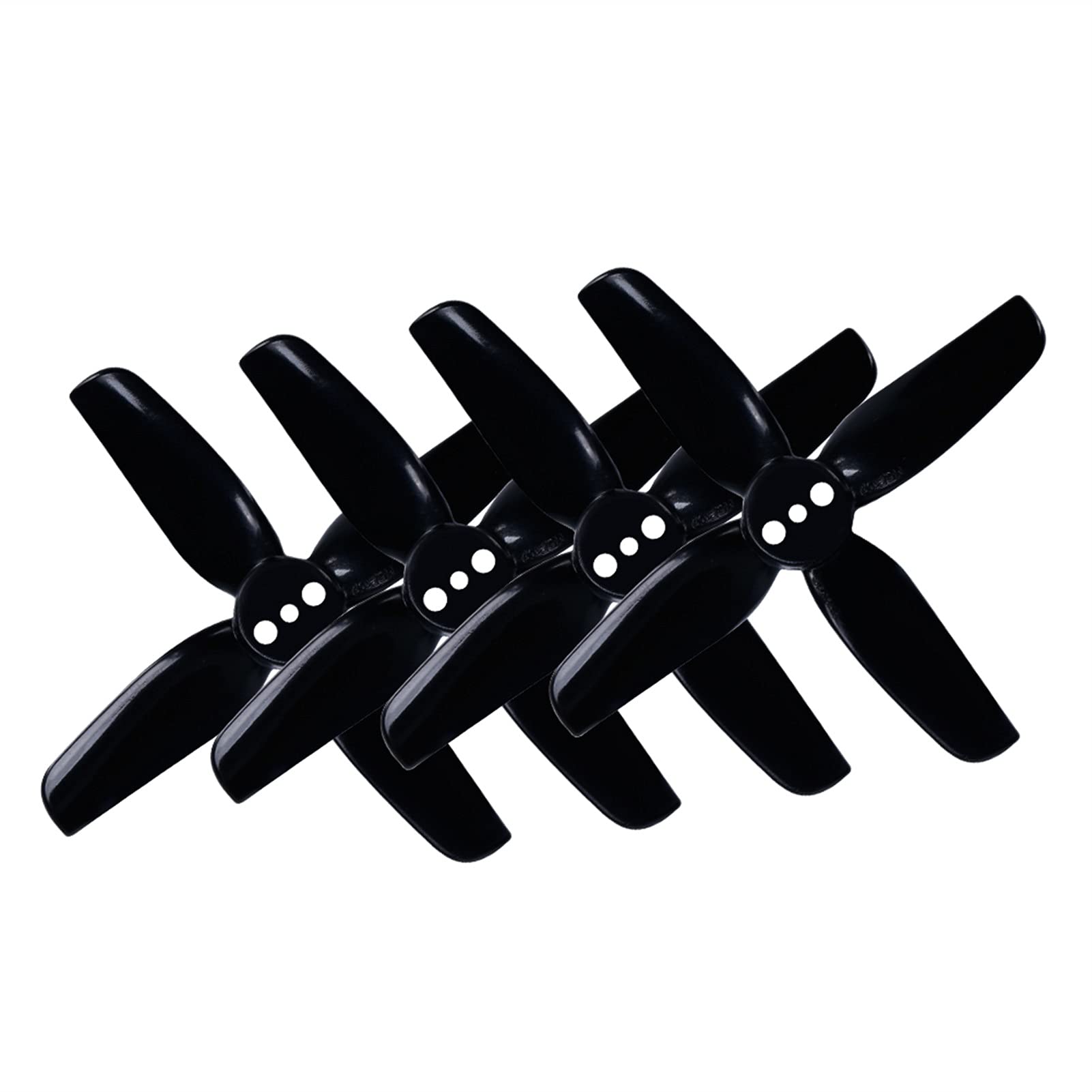 Pexorin 4-Blatt-PC-Propeller, for RC FPV Racing Freestyle 2-Zoll-Cinewhoop-Drohnen Propellerpropeller(4Pairs Black) von Pexorin