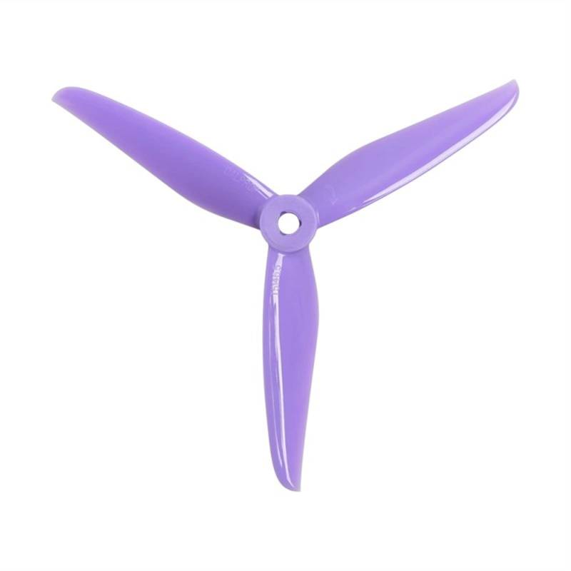 Pexorin 4 stücke/2pairs T5146.5 Racing Props Racing Propeller RC FPV Racing Drone Schnelle Reaktionsschnelle Langlebig Propellerpropeller(Purple) von Pexorin