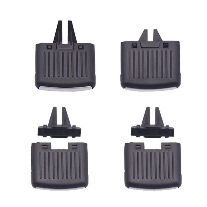 Pexorin 4PCS Auto A/C Air Vent Outlet Tab Clips Reparatur Ersetzen Kit Clips, for VW, for Jetta, SAGITAR 2006-2012 Alle Modle Outlet Clips Registerkarte Klimaanlagenentlüftung von Pexorin