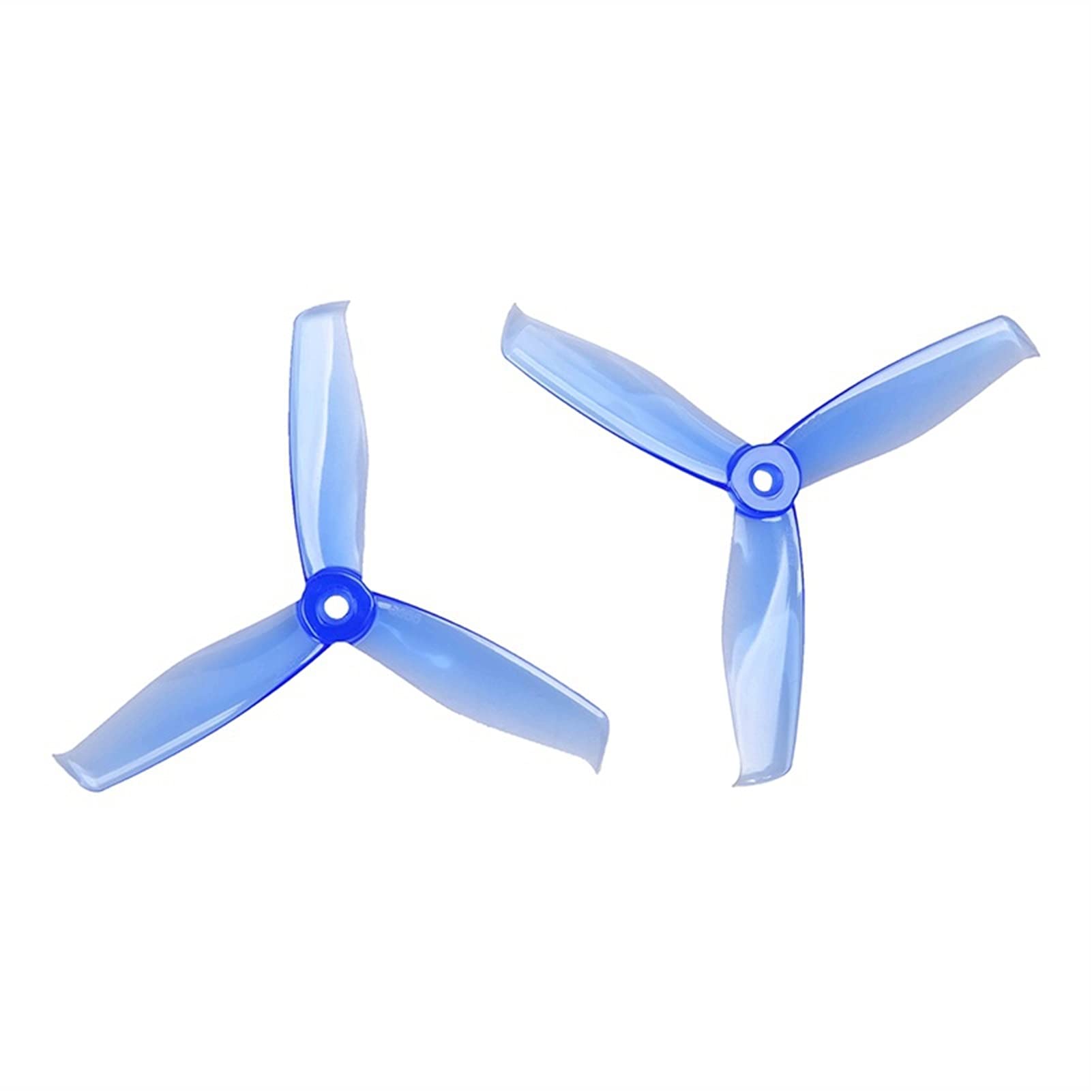 Pexorin 5X5,5X3 3-Blatt-PC-Propeller, for RC FPV Racing Freestyle 5-Zoll-Drohnen Propellerpropeller(2Pairs Blue) von Pexorin