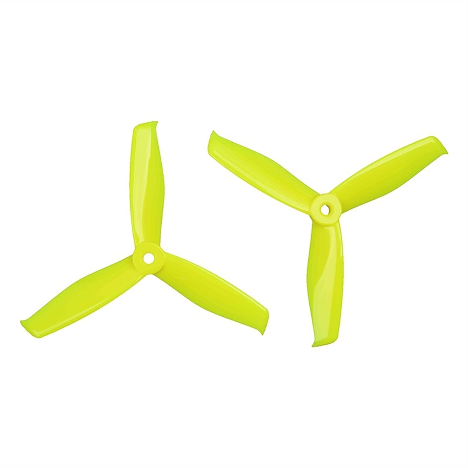 Pexorin 5X5,5X3 3-Blatt-PC-Propeller, for RC FPV Racing Freestyle 5-Zoll-Drohnen Propellerpropeller(4Pairs Yellow) von Pexorin