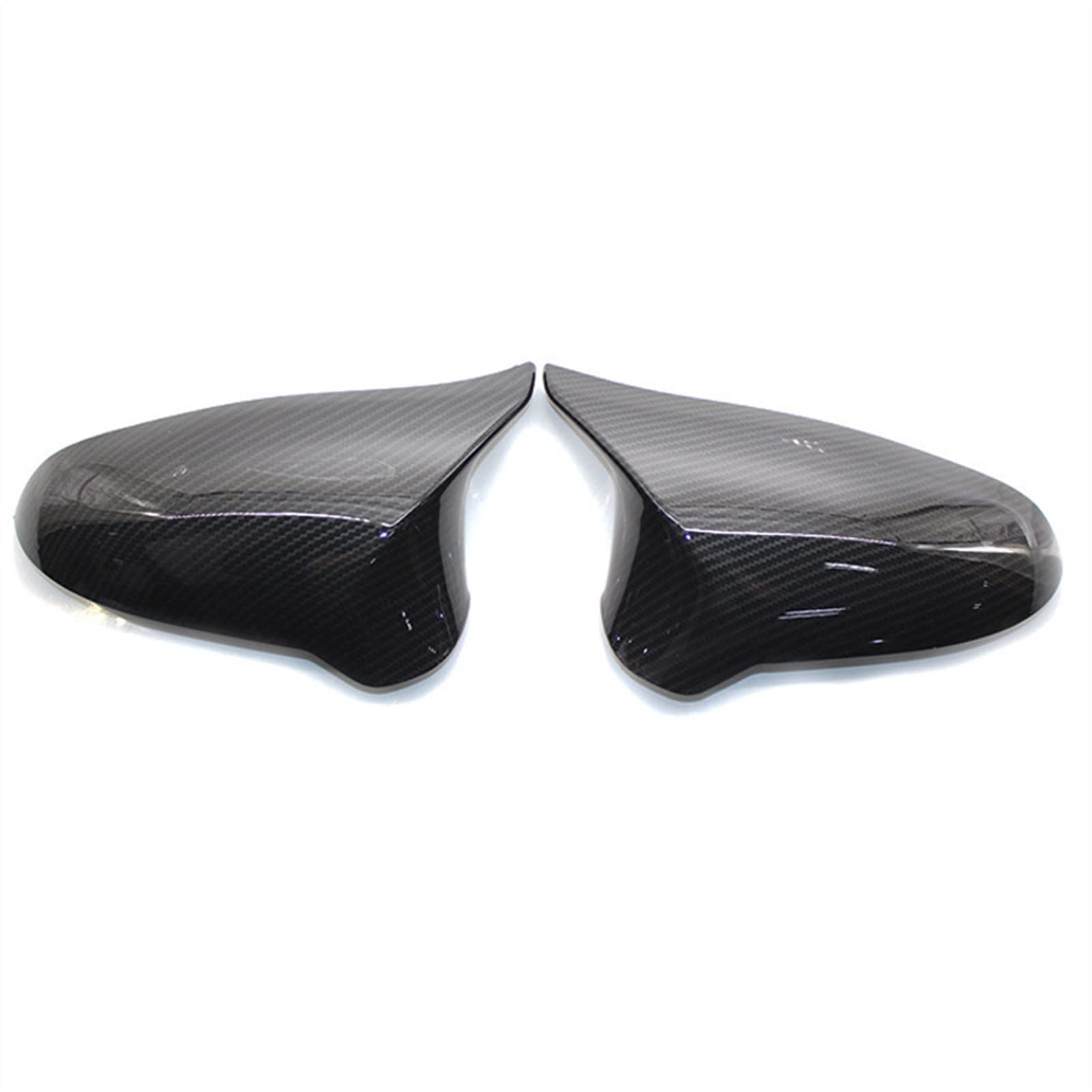 Pexorin A Pair Car Rear View Side Mirror Cover Caps Shell, for BMW, F80 F82 M4 LHD 2015 2016 2017 2018 Carbon Fiber Abdeckung für Autotür-Außenspiegel(Carbon Fiber) von Pexorin