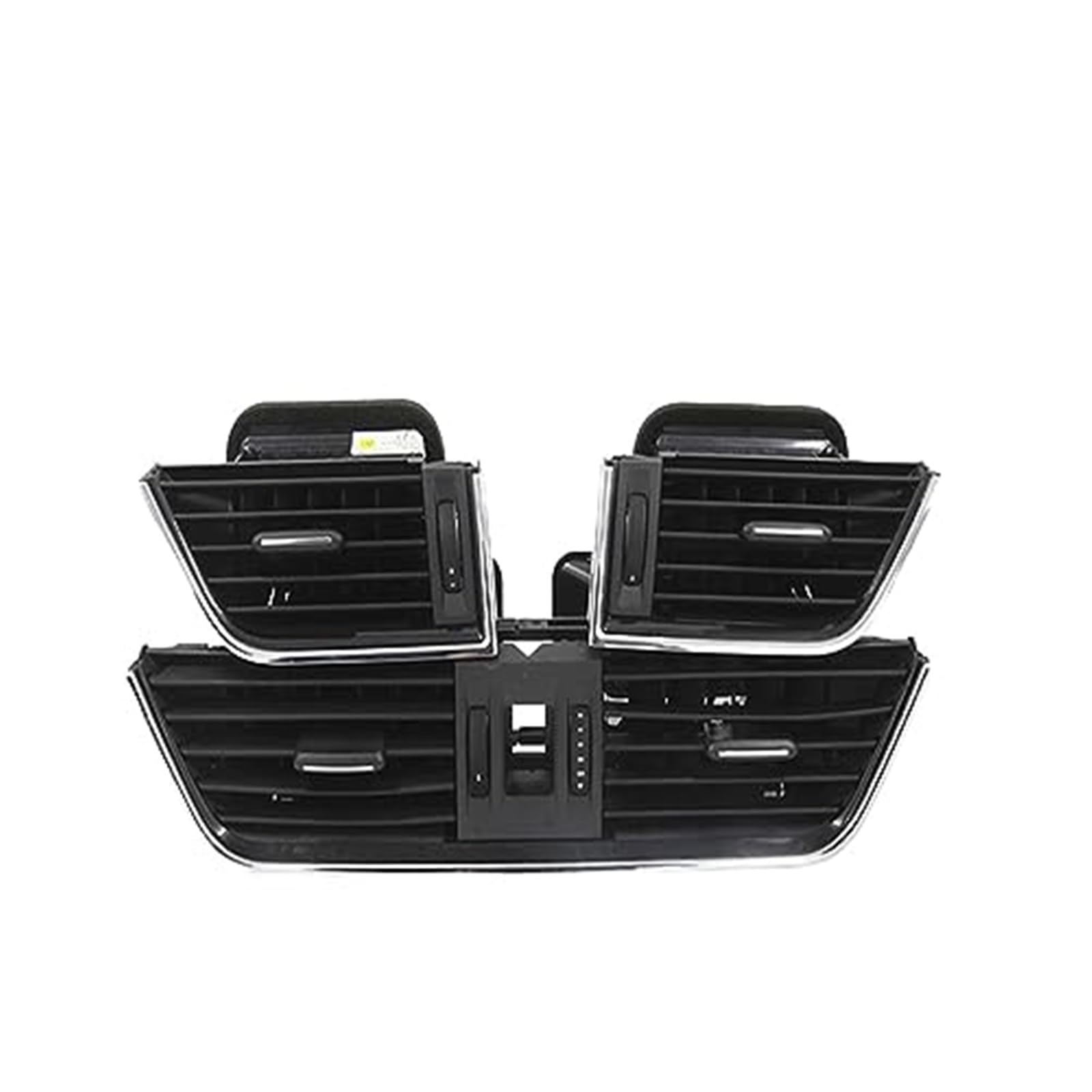 Pexorin Armaturenbrett Innenraum AC Air Outlet Vent Grill, for Skoda, for Octavia, 3 A7 5E MK3 2013-2020 5E0819701 5E0819702 5E0820951 5E0819203 Auto-Klimaanlagengitter(Black 1 set-3PCS) von Pexorin