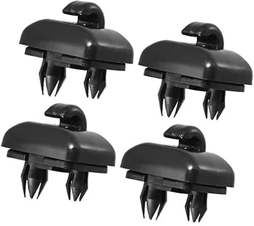 Pexorin Auto ABS Sonnenblende Haken Clips Halter, for, 4 Stück Schwarz Clip für Sonnenblenden für Autos von Pexorin