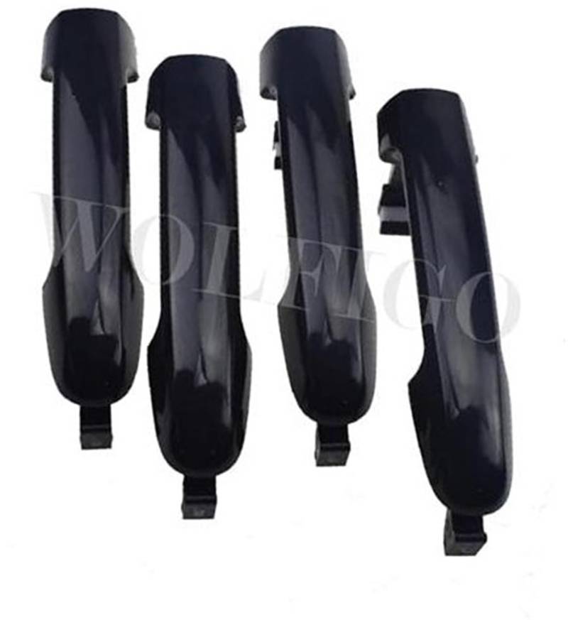 Pexorin Auto Außentürgriff, for Hyundai, for Sonata 2006 2007 2008 2009 2010 Vorne Hinten Links Rechts Außenaußen Zierleiste für Außengriffe von Autos(Black 4 PCS) von Pexorin