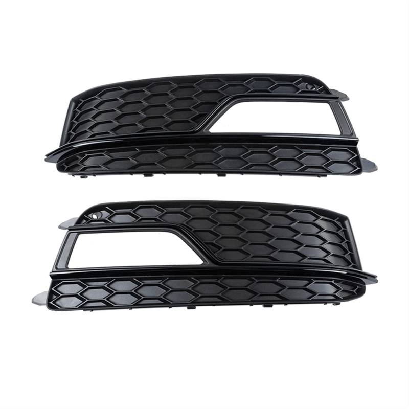 Pexorin Auto-Frontstoßstange, Nebelscheinwerfer, Kühlergrill-Abdeckung, Verkleidung, schwarz, Links, rechts, unterer Lampengrill, Außenteile, for Audi, for A5 for, for S5 2013–2017 Austausch der Nebe von Pexorin