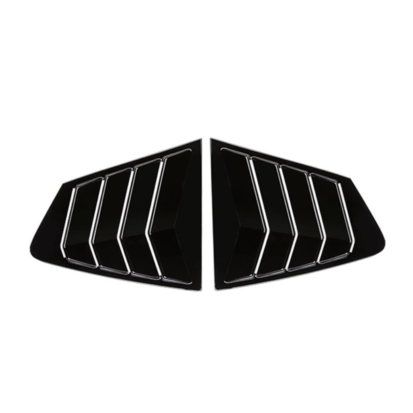 Pexorin Auto-Heckfenster-Lamellenverschluss-Dekor-Abdeckungsverkleidung, for Mazda, for 3 Limousine 2019 2020, Kunststoff, matt, hellschwarz, Kohlefaser-Zubehör Rollo für Heckscheibe(Bright Black Styl von Pexorin