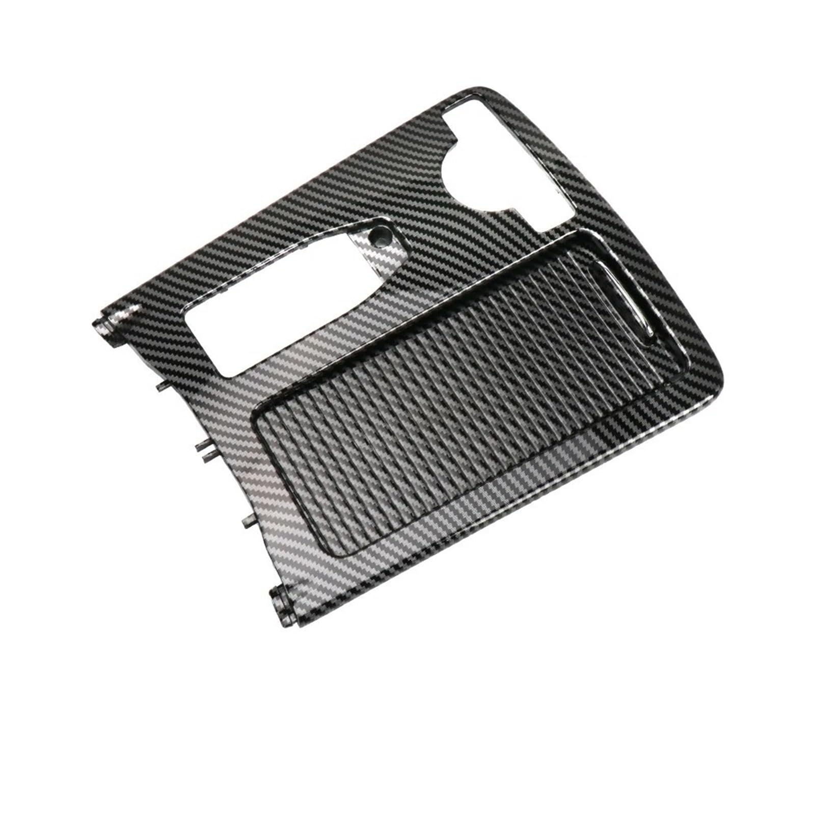 Pexorin Auto Innen Innen Mittelkonsole Rollo Abdeckung Armlehne Wasser Becherhalter Lagerung, for Mercedes-Benz, CE Klasse W204 W212 W207 Sonnenrollo für die Mittelkonsole(Model C Carbon Fiber) von Pexorin