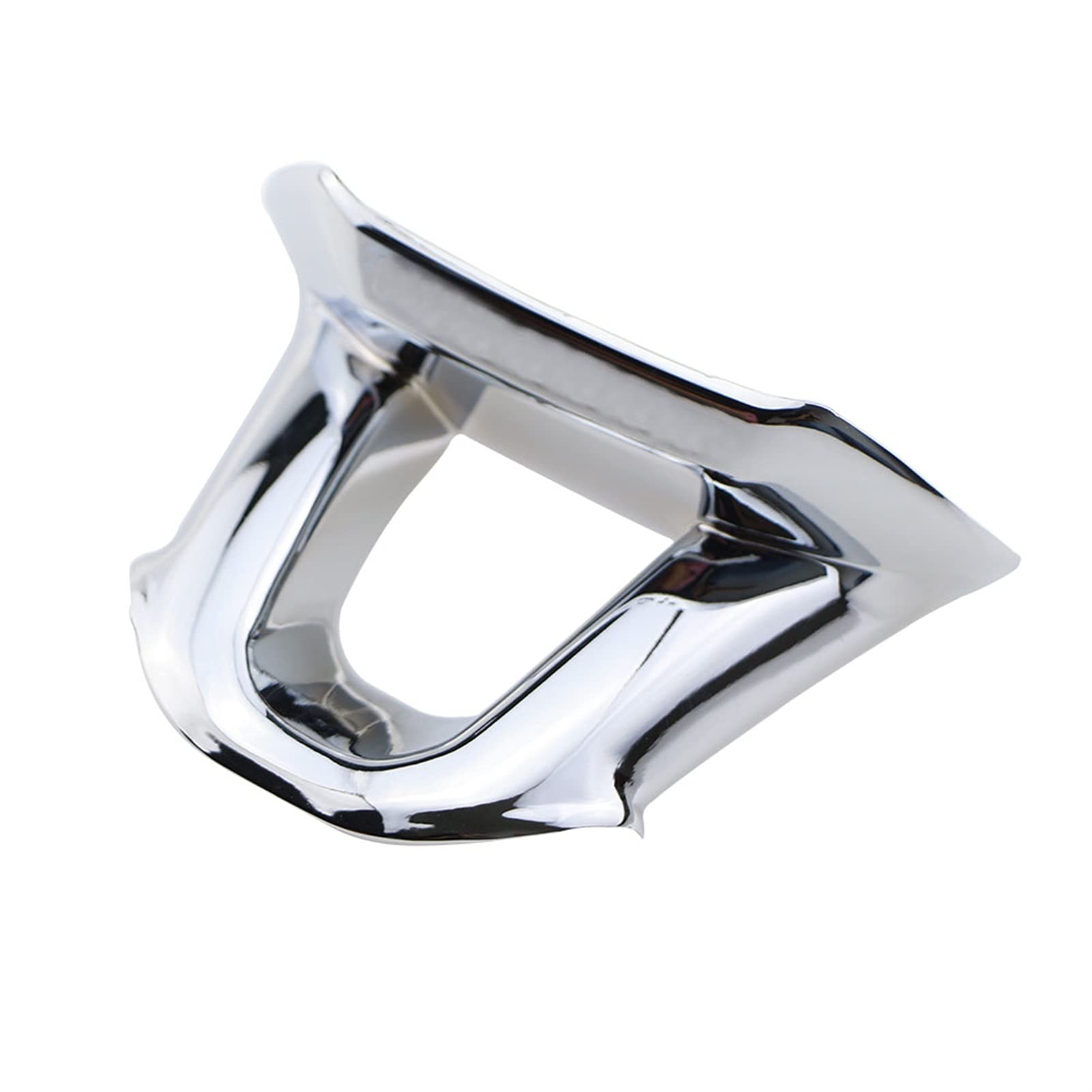 Pexorin Auto-Innenraum-Lenkrad-Dekorationsabdeckung, Zieraufkleber, for Peugeot, 2008, 2014–2019, Zubehör Aufkleber für Lenkradrahmen(Chrome Glossy) von Pexorin