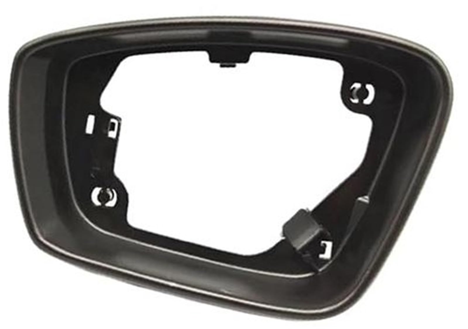 Pexorin Auto-Rückspiegelkappe, for VW, for Polo, Schrägheck 2011–2013, Auto-Seitenspiegel-Rahmenhalter, Glas-Surround-Gehäuserahmen Auto-Rückspiegelhalterung(Black-Left) von Pexorin