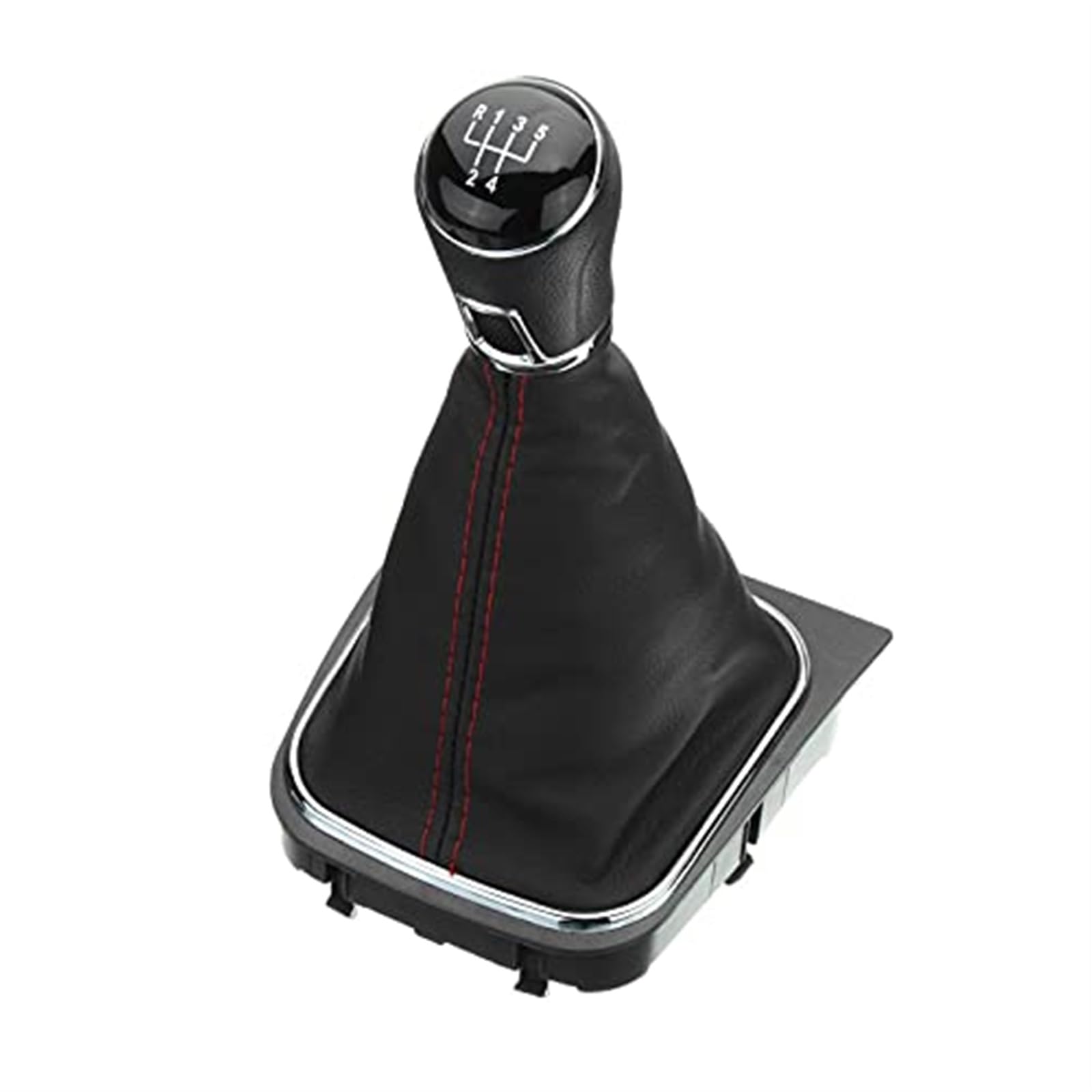 Pexorin Auto-Schalthebelabdeckung, 5-Gang-Schaltknauf, Schalthebelmanschette aus Leder, for VW, for Golf, 5 6 Schaltknauf Auto Staubschutz für Schaltknaufmanschette von Pexorin