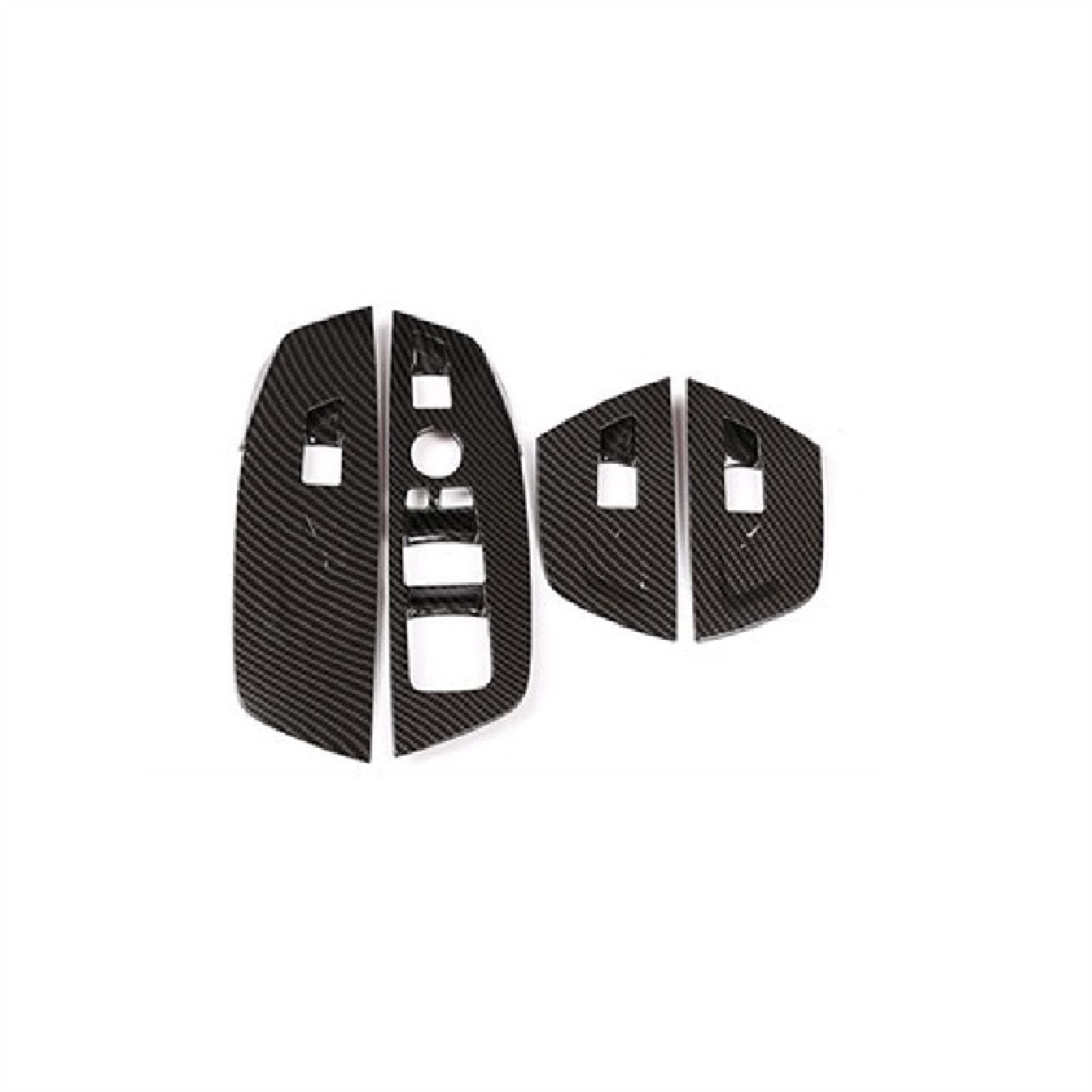 Pexorin Auto Styling Konsole Lenkrad Rahmen Dekoration Abdeckung Trim, for, for X3 G01, for X4 G02 Auto Innen Zubehör Aufkleber Aufkleber für Lenkradrahmen(Door Panel) von Pexorin