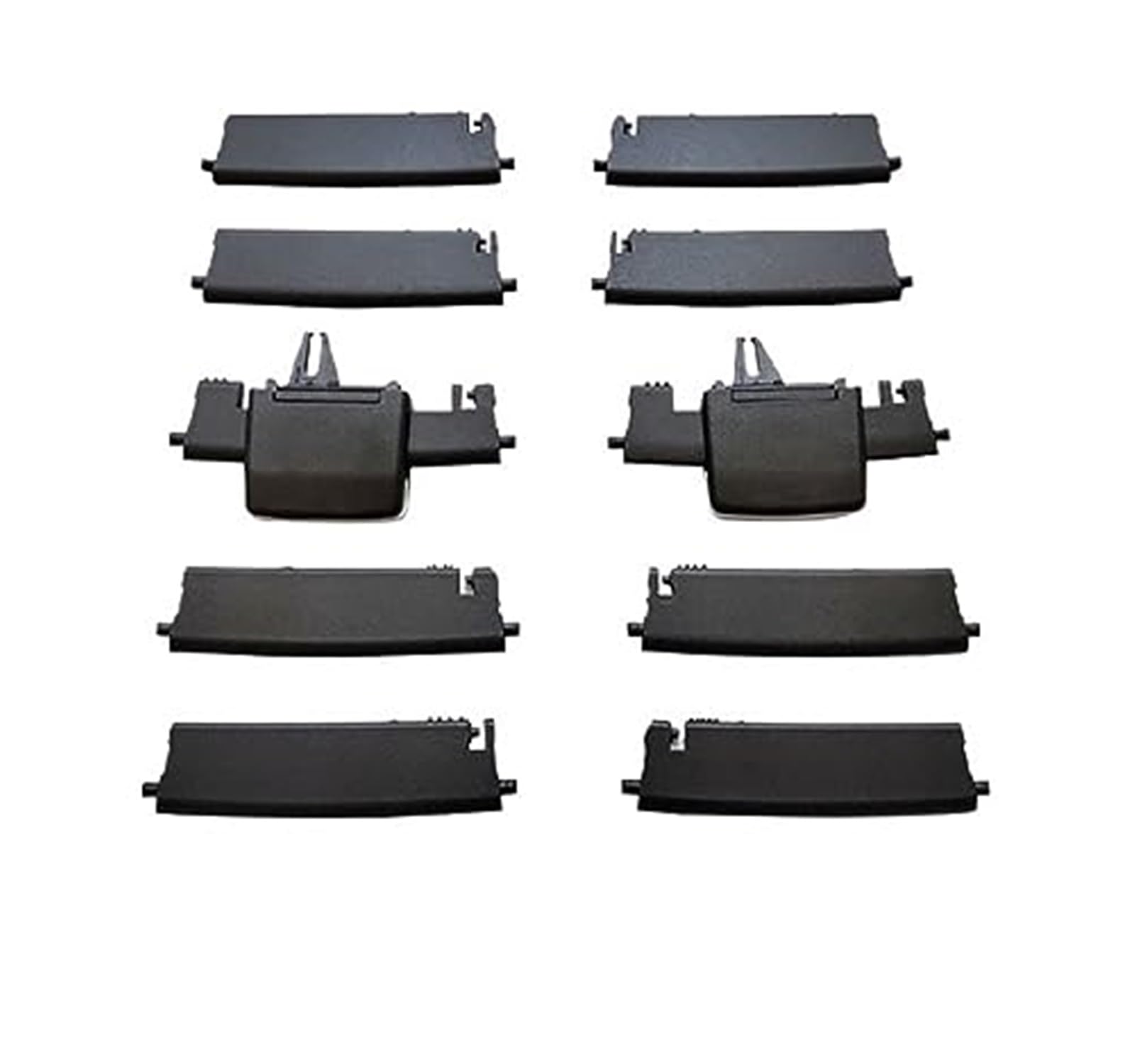 Pexorin Auto-hintere Klimaanlage Ac Vent Grille Outlet Tab Clip Slider, for Mercedes, for Benz, M GL ML GLE GLS W166 W292 2011–2018 Auto-Klimaanlagengitter(Black Left and Right) von Pexorin