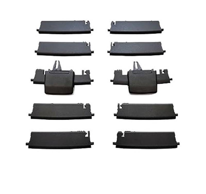 Pexorin Auto-hintere Klimaanlage Ac Vent Grille Outlet Tab Clip Slider, for Mercedes, for Benz, M GL ML GLE GLS W166 W292 2011–2018 Auto-Klimaanlagengitter(Black Left and Right) von Pexorin