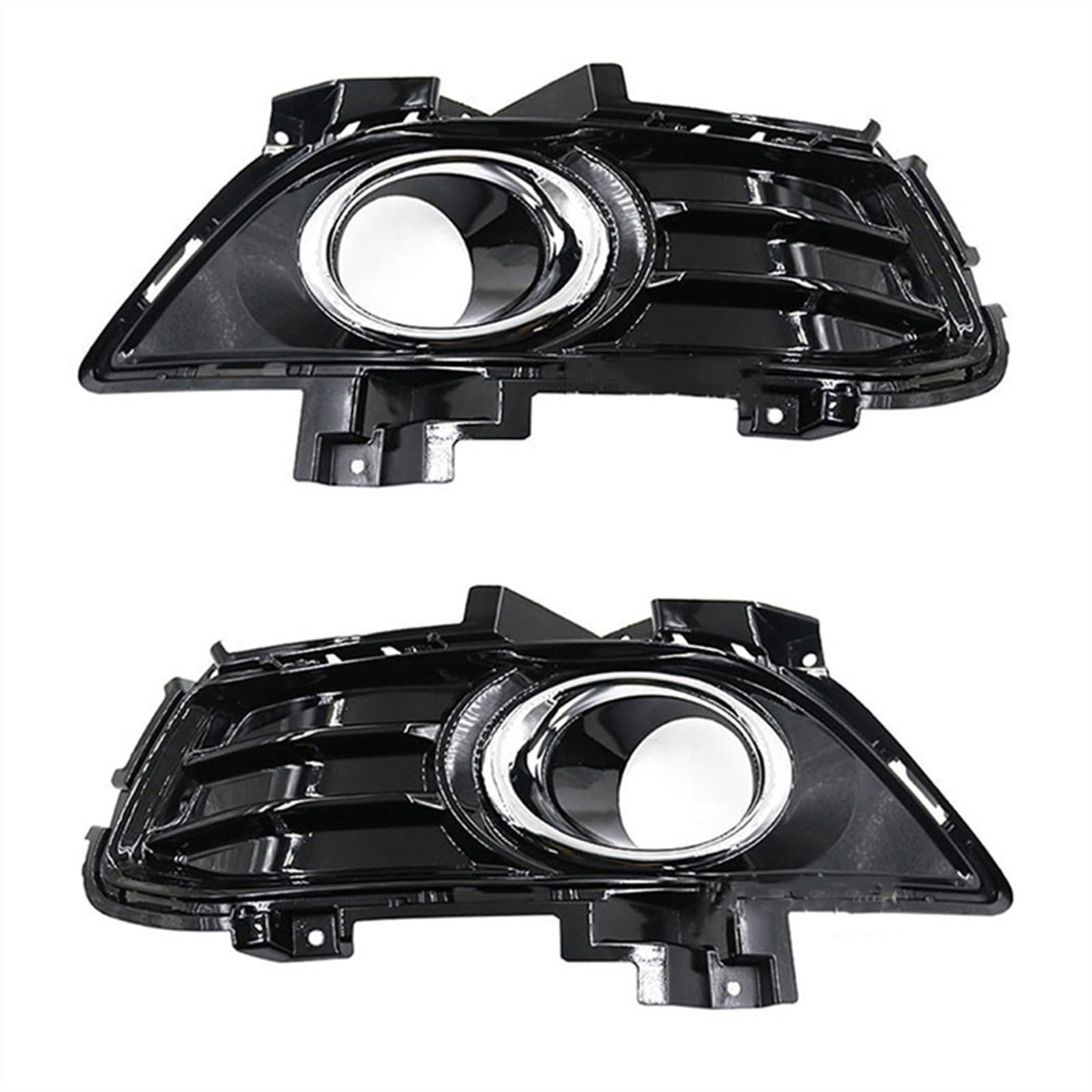 Pexorin Auto vorne Links rechts Stoßstange Nebelscheinwerfer Lampe, for Ford, for Mondeo, 2013 2014 2015 2016 Chrom Grill Austausch der Nebelscheinwerfergitterabdeckung von Pexorin