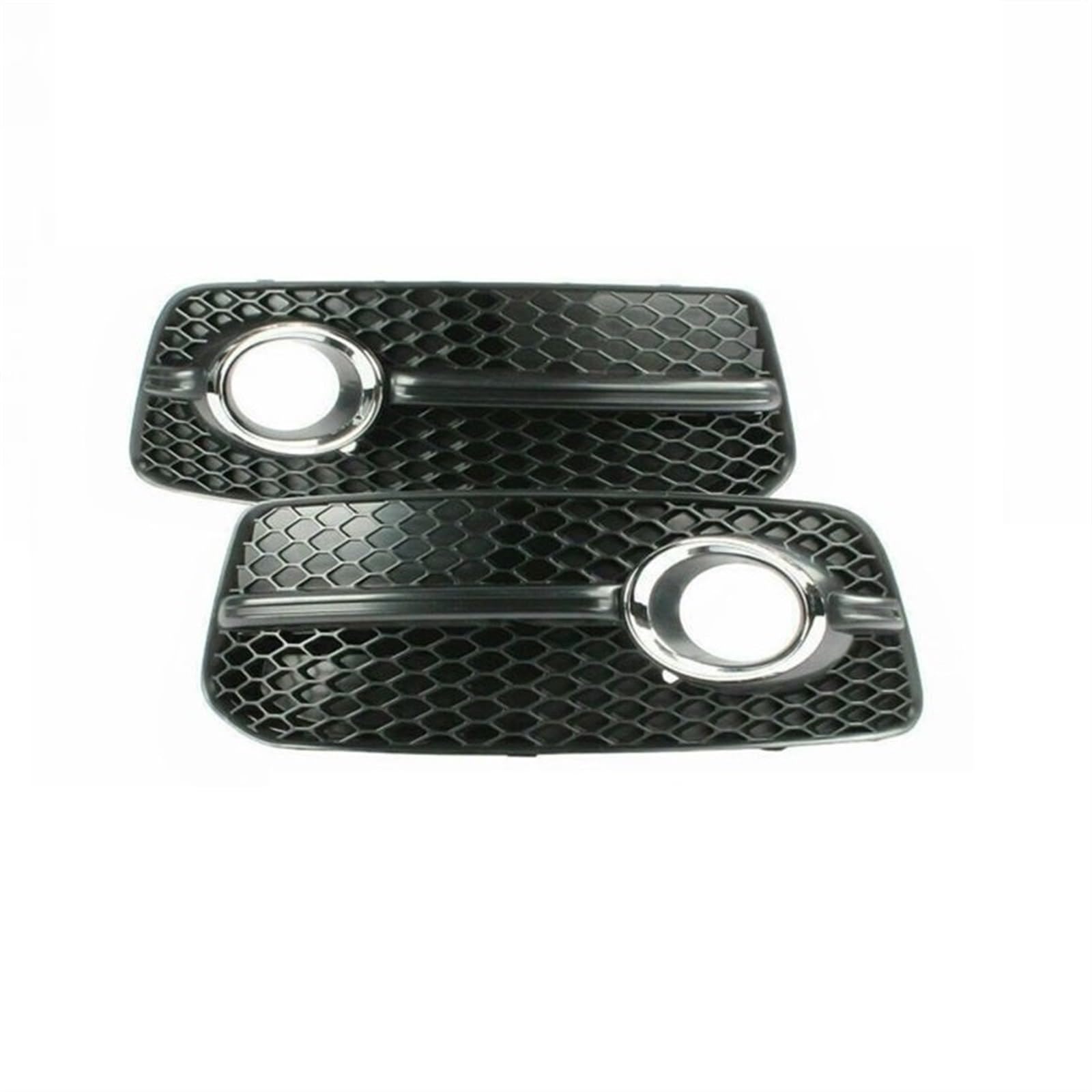 Pexorin Auto vorne Links rechts Stoßstange Nebelscheinwerfer Lampe Chrom Grill, for Audi, for Q5 for SQ5 Sport 2009 2010 2011 2012 8R0807681E 8R0807682E Austausch der Nebelscheinwerfergitterabdeckung von Pexorin