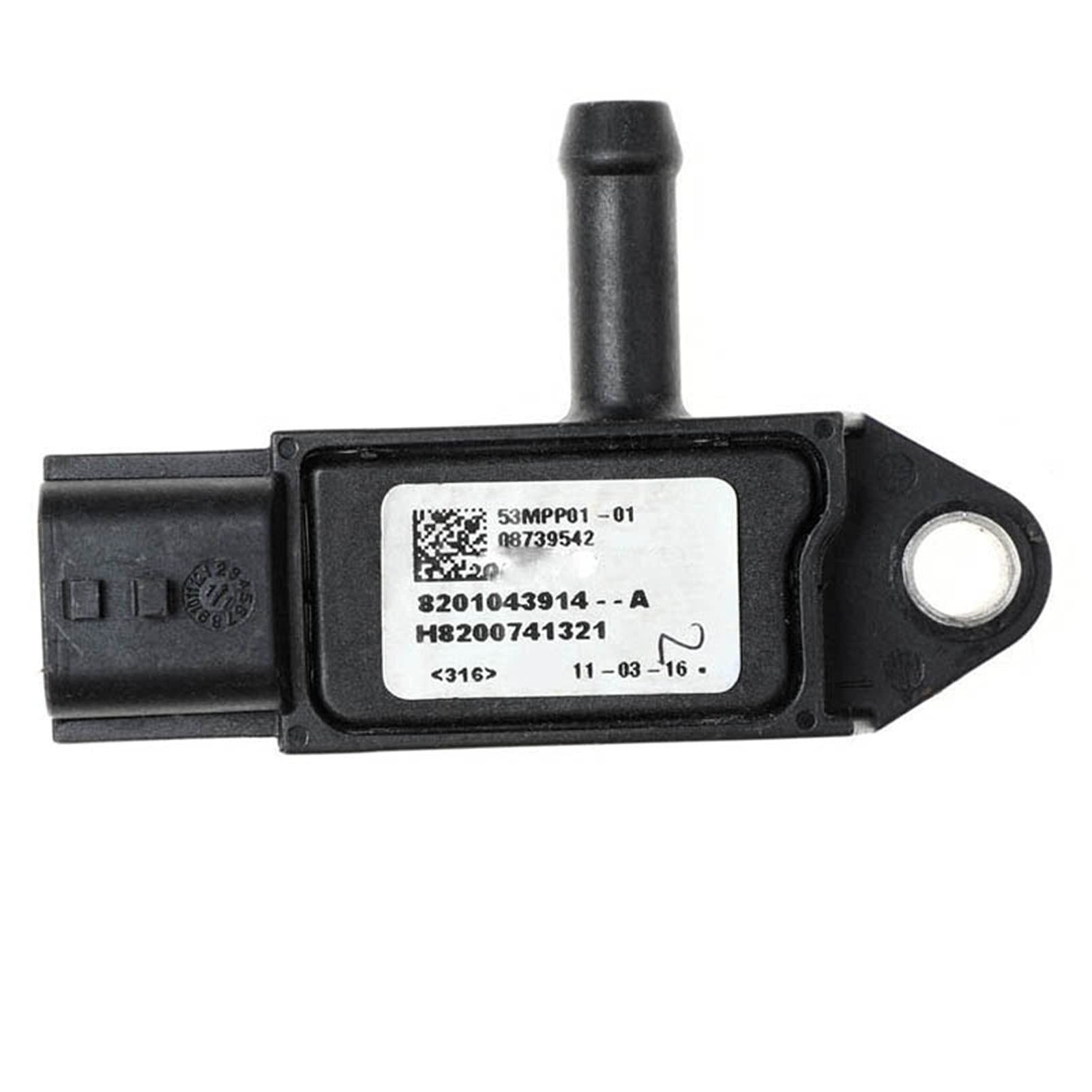 Pexorin Autozubehör MAP-Sensor 53MPP01-01, for Renault, for Nissan, Saugrohr-Absolutdruck H8200741321 8201043914 Turbo-Ladedrucksensor von Pexorin