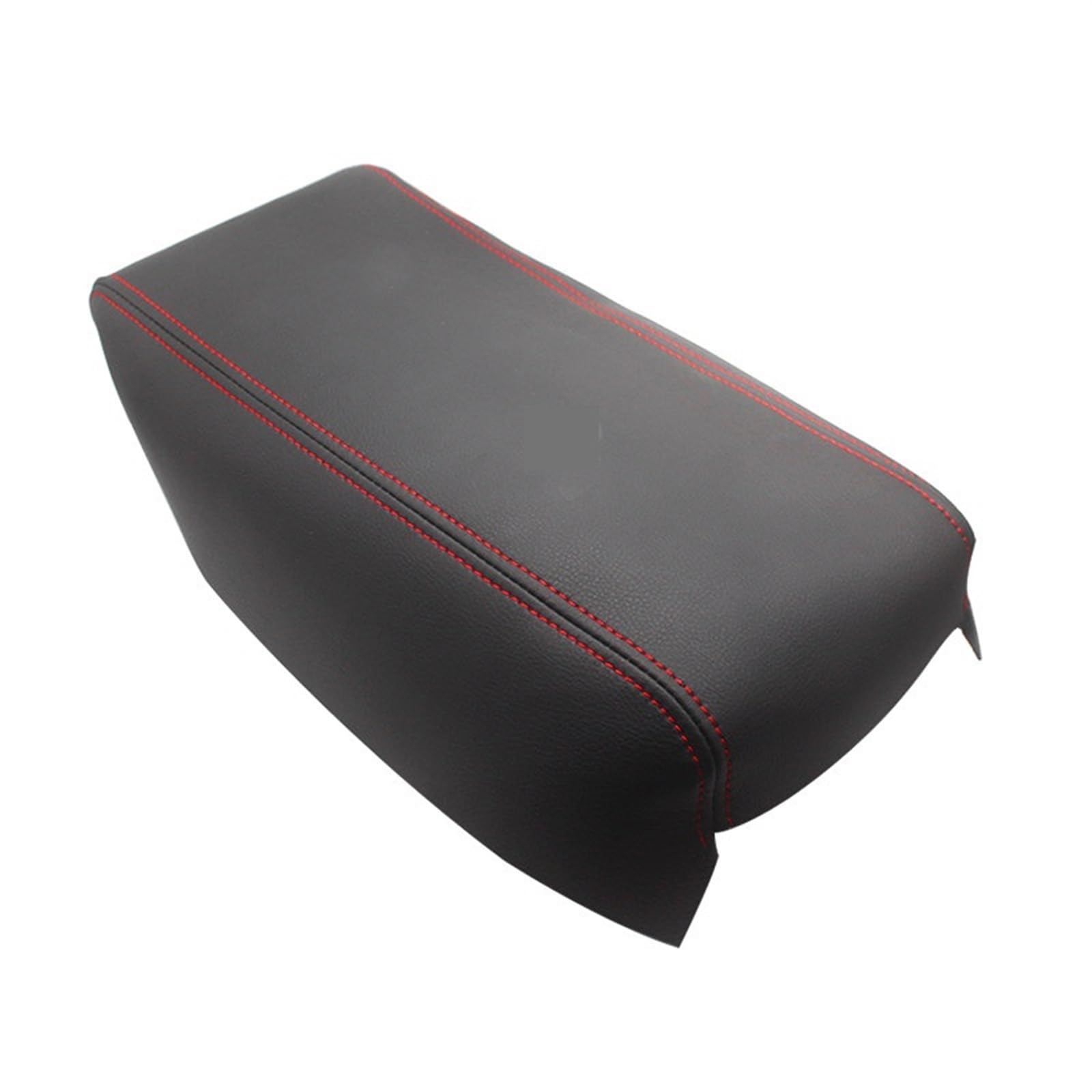 Pexorin Autozubehör Mikrofaser-Leder-Mittelarmlehnenkastenabdeckung, for Toyota, Prius 30 2009 2010 2011 2012 2013 2014 2015 Armlehnen-Sitzbox-Abdeckung(Black-red line) von Pexorin