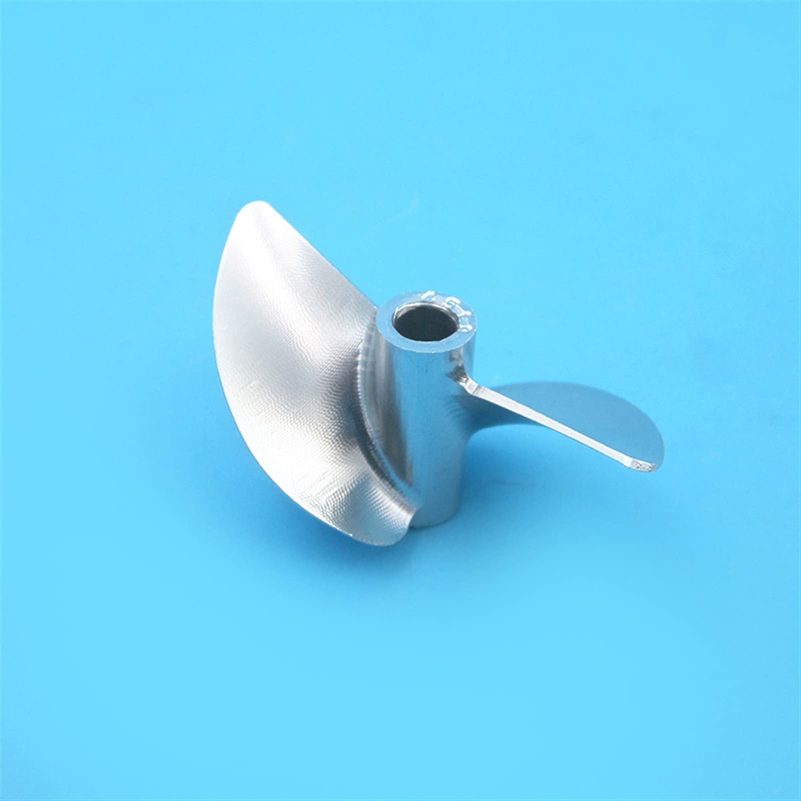 Pexorin CNC-2-Blatt-Propeller, Links und rechts, Propeller aus Aluminiumlegierung, 4,76 mm, 4-mm-Bajonett-Metallpaddel, Steigung 1,9 mm, CNC-2-Blatt-Propeller Ferngesteuerter Bootspropeller(4MM CW) von Pexorin