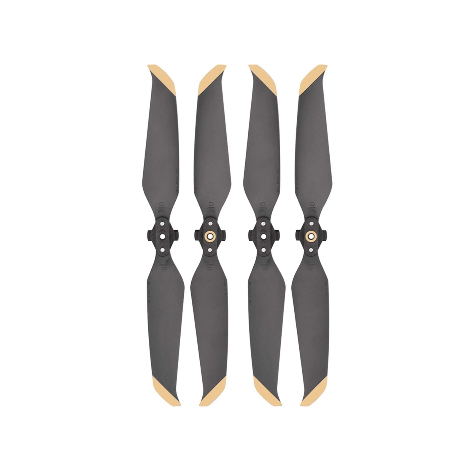 Pexorin Drohne, for Mavic Air 2 Propeller 7238F Props Quick Release Propellerblätter, for DJI, for Mavic Air 2 Zubehör Propellerpropeller(2 Pair Gold) von Pexorin