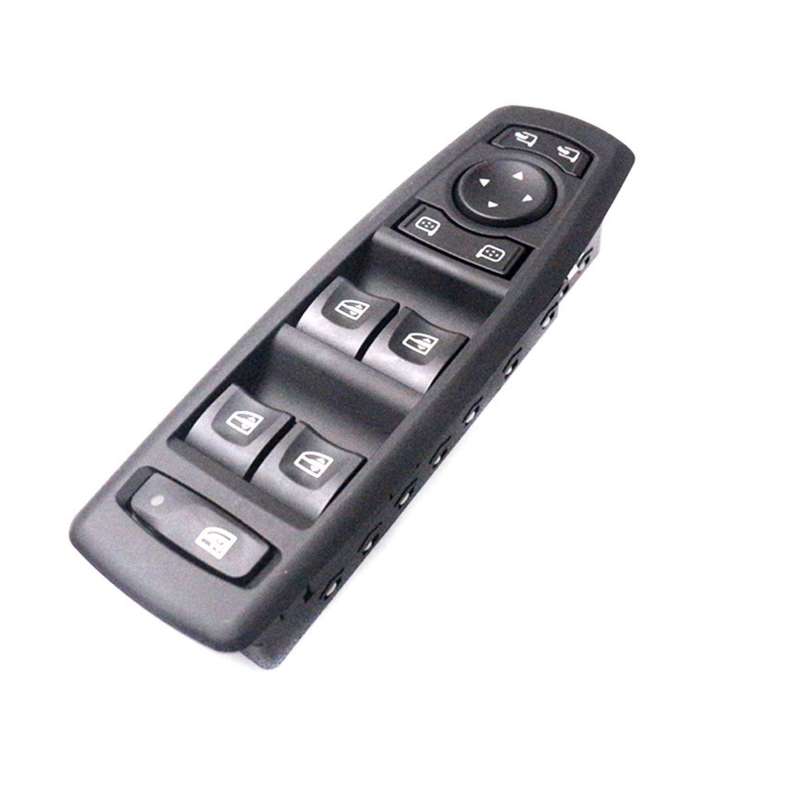 Pexorin Elektrische Fensterheber-Schalter Auto-Fenster-Lift Control-Schalter Taste Sitz for Renault Megane Laguna 2008-2016 254000015R Autofensterschalter von Pexorin