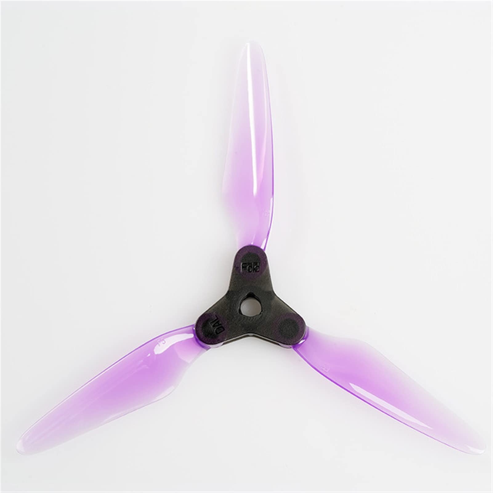 Pexorin Falten 5,1 Zoll 5,1x4,75 Faltbare 3-Blatt FPV Propeller Nazgul5 XL5 SL5 LAL5 RC Drone FPV Racing Freestyle Propellerpropeller(2Pairs Black Purple) von Pexorin