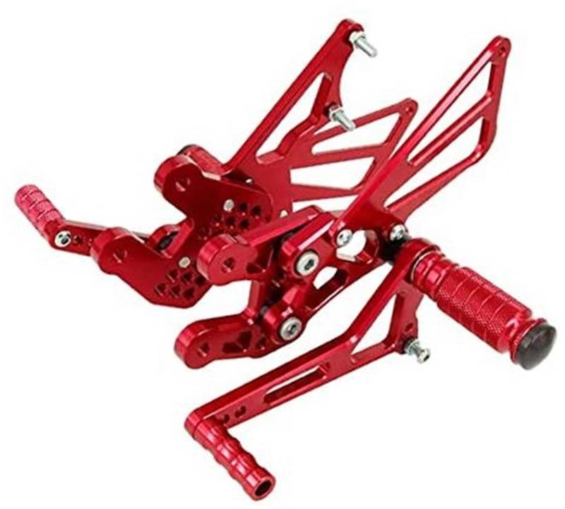 Pexorin Foot Peg, for GSXR1000 K7 K8 2007-2008 Motorbike Aluminum Adjustable Footpegs Foot Pegs Footrest Pedals Rests Rear Set Foot Rest FootPeg Motorrad-Fußrasten von Pexorin