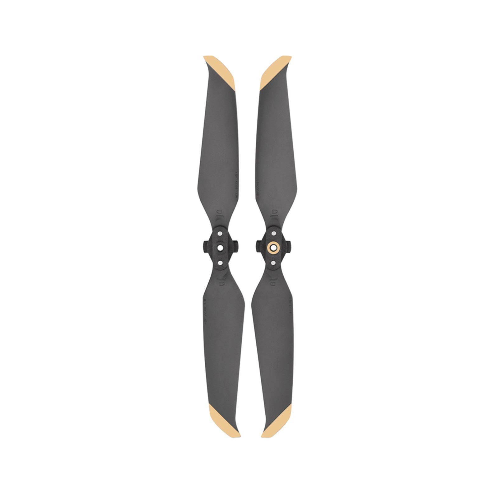 Pexorin Geräuscharme Propeller 7238 Propellerblätter Faltbares Propellerzubehör mit Schnellverschluss, for DJI, for Mavic Air 2/2S Propellerpropeller(1 Pair Gold) von Pexorin