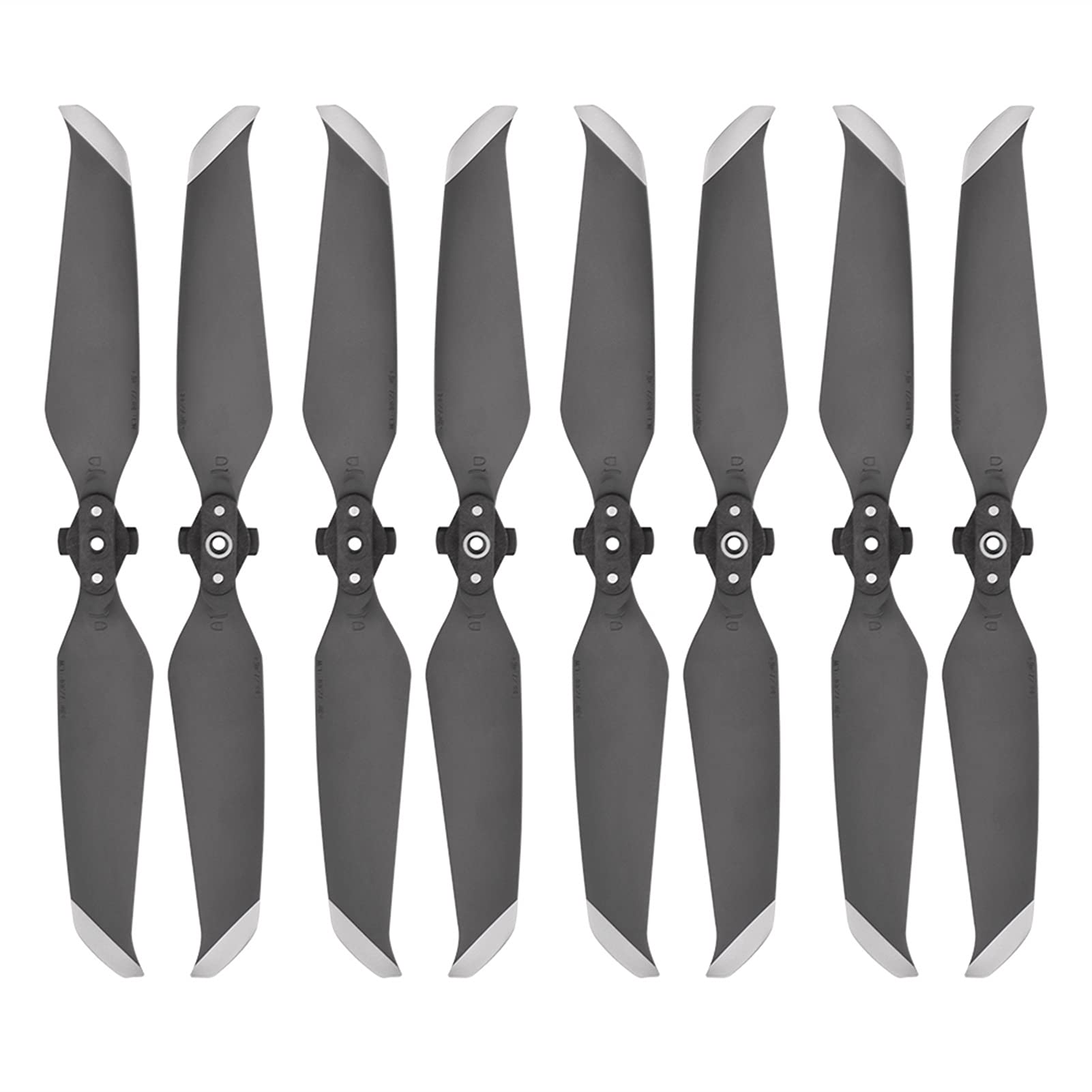 Pexorin Geräuscharme Propeller Blade 7238 Faltbare Propeller mit Schnellverschluss Blade Propellerzubehör, for DJI, for Mavic Air 2/Air 2S Propellerpropeller(4 Pair Silver) von Pexorin