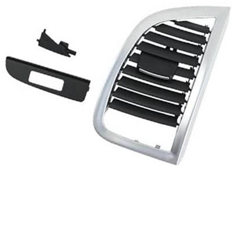 Pexorin Klimaanlage A/C Vent Outlet Grill Panel Abdeckung, for Q7 2006-2015 4L0820901 4L0820902 LHD RHD Front Dashboard Links Rechts Kfz-Klimaanlage(Black Front Right) von Pexorin