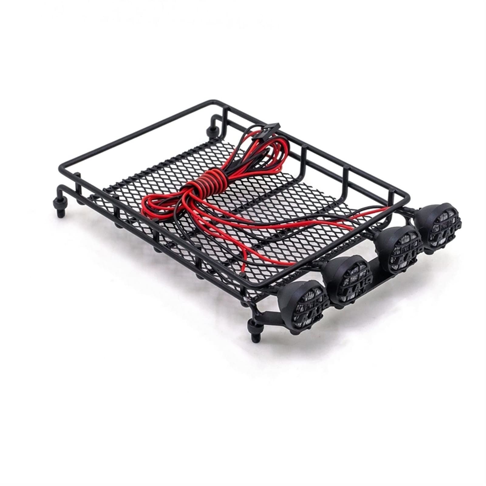 Pexorin Metall Gepäckträger Fach Dach Rack MN D90 D99 MN90 MN99S 1/12 RC Auto Spielzeugauto-Abenteuer-Dachträger von Pexorin