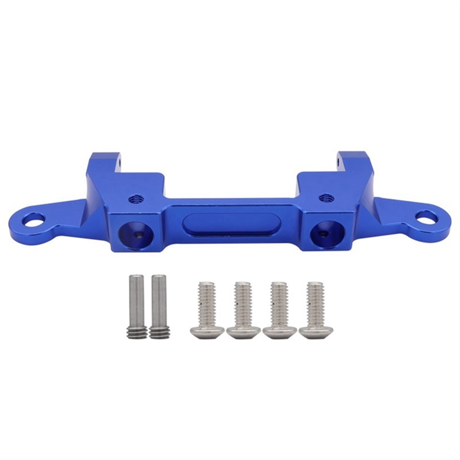 Pexorin Metall-Heckstoßstangenhalterungen, Karosseriehalterungen, for 1/6 RC Crawler Car Axial SCX6 AXI05000, for Jeep, JLU Stoßstangenteile für Spielzeugfahrzeuge(Blue) von Pexorin