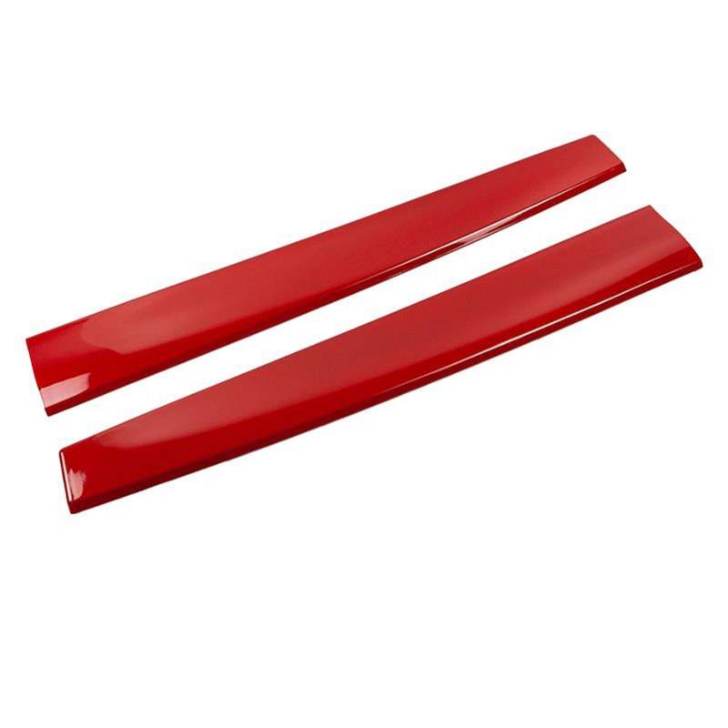 Pexorin ModelY Model 3 Auto-Mittelkonsolenverkleidung, for Tesla, Model 3 Carbon Fiber ABS Zubehör, for Tesla, Model Y Three Protection Lüftungsabdeckung für Fahrzeug-Klimaanlage(Red) von Pexorin