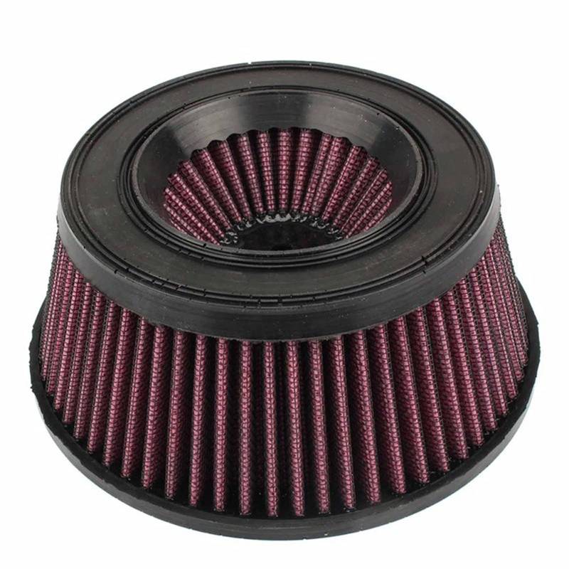 Pexorin Motorrad-Luftfilterelement Ersatz-Ansaugfilter Schwarz Rot, for Harley, Touring Road King Dyna Softail Sportster XL Motorrad-Luftfilter(C Red) von Pexorin